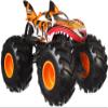 Hot Wheels Monster Trucks Tiger Shark die-cast 1:24 scale vehicle with Giant Wheels for kids age 3 to 8 years old great gift toy trucks large scales view 1