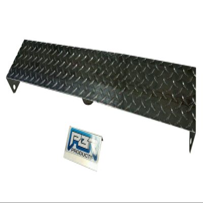 PBR Product Compatible with Jeep YJ Diamond Plate Front Frame Cover Polished Aluminum Silver
