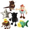 The Puppet Company Rhymes PC002040 Set of 6 Finger Puppets view 1