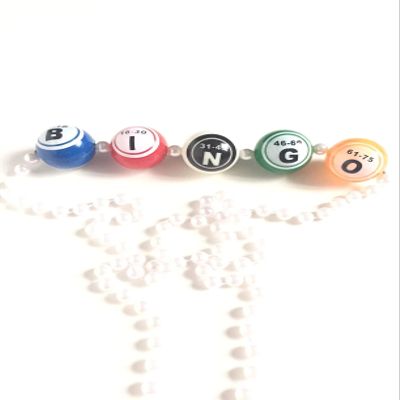United Novelty Bingo Ball Bead Necklace