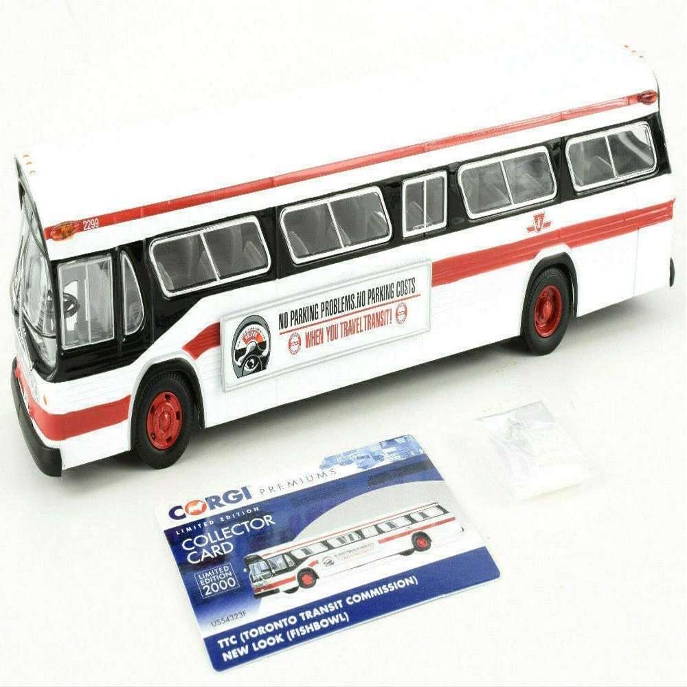 Corgi GMC Fishbowl Bus TTC Canada 1/50 Scale C54323 TTC Rebuilt Livery New in Box! Employee Editon Rare