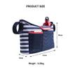 2 in 1 Baby Stroller Organizer, Terylene Kids Pushchair Storage Bag, Multi-function Children Carriage Mommy Travel Shoulder Bag / Handbag / Pouch Case with Pilch view 3