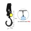 4Pcs Stroller Hooks, Multi-Purpose Hanger with Anti-Slip Strap for Baby Stroller, Pram, Pushchair, Bicycle, Wheelchair, Motorcycle view 2