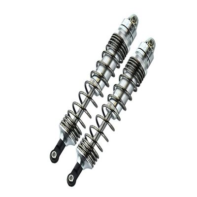 GPM For Traxxas Unlimited Desert Racer 4X4 (#85076-4) Upgrade Parts Aluminum Front Spring Dampers (135mm) - 2Pc Set Silver
