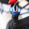 1:10 Baja Rey/Rock Rey/Hammer Rey U4 Upgrade Parts Aluminum Rear Axle Adapters - 1Pr Set Silver view 3