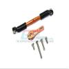 GPM For Traxxas TRX-4 Trail Defender Crawler Upgrade Parts Aluminum Servo Horn 25T (4 Positioning Holes) With Adjustable Steering Link - 6Pc Set Orange view 1