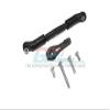 GPM For Traxxas TRX-4 Trail Defender Crawler Upgrade Parts Aluminum Servo Horn 25T (4 Positioning Holes) With Adjustable Steering Link - 6Pc Set Black view 1