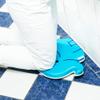 Cuddlix Baby Kneeler and Elbow Rest Pad Set for Baby Bathing Parents, Extra Thick Soft Mat with Organizer Pockets - Painless Kneeling Quick Drying Non-Slip for Newborn, Baby Blue view 4