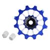 Derailleur Pulley 12T Ceramic Aluminum Wheel Rear Fit 4/5/6mm Screws Support 7/8/9/10 Speed (Blue) view 1