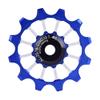 Derailleur Pulley 12T Ceramic Aluminum Wheel Rear Fit 4/5/6mm Screws Support 7/8/9/10 Speed (Blue) view 2