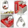 Mikamax - Candy Grabber - Arcade Game - Home Cake Machine - Claw Machine - Mini Fair Game Machine - Red - Candy Machine with Grip Arm view 2