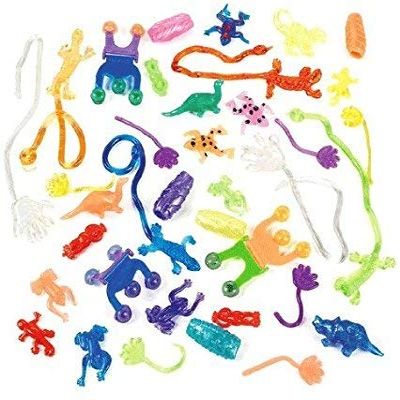 35 Sticky Stretchy Toys Assorted Novelty Party Favors