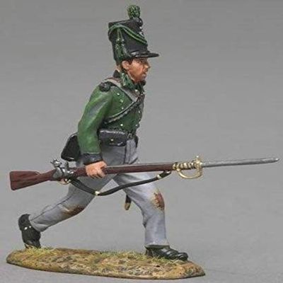 Thomas Gunn Miniatures Napoleonic War NAP044B KLG Kings German Legion Charging No.4 1:30 Scale Metal