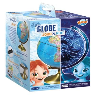 Buki France 7345 Day and Night Globe (French Version)