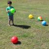 Toys+ 8.5 Inch Playground Balls Set, Official Size for Dodge Ball, Kick Ball, Four Square, Free Pump (5Pack, Red,Blue,Green,Yellow,Rainbow) view 4