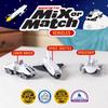 Popular PLAYTHINGS Magnetic Mix or Match Vehicles, Space, White, Standard view 2