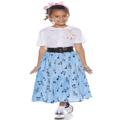 50'S Skirt Set Child Small 4-6