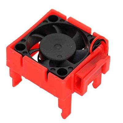 Powerhobby Motor Cooling Fan/HeatSink Dual Twin Fan + Velineon VXL-3s ESC Cooling Fan Combo RED Compatible with Traxxas Slash 4x4
