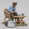 Thomas Gunn Miniatures World War 1 GW067A Allied Cook Repairing Pans 1:30 Scale Pewter view 1