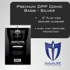 (2) Max Protection MaxLites Premium Comic Book Bags - Archival Safe Crystal Clear Storage - Mylar Comic Book Bags Alternative - Acid-Free - Silver Age Size - 100 Bags - 2 mil Thickness, 7 1/4 x 10 1/2 view 3