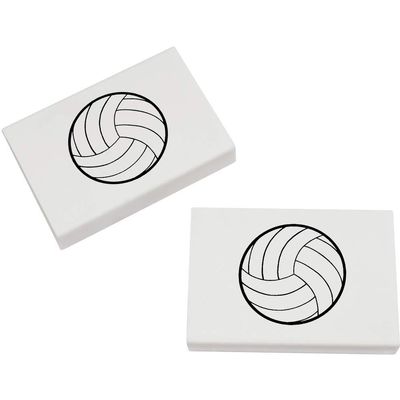 Azeeda 2 x 45mm 'Netball' Erasers/Rubbers (ER00019788)