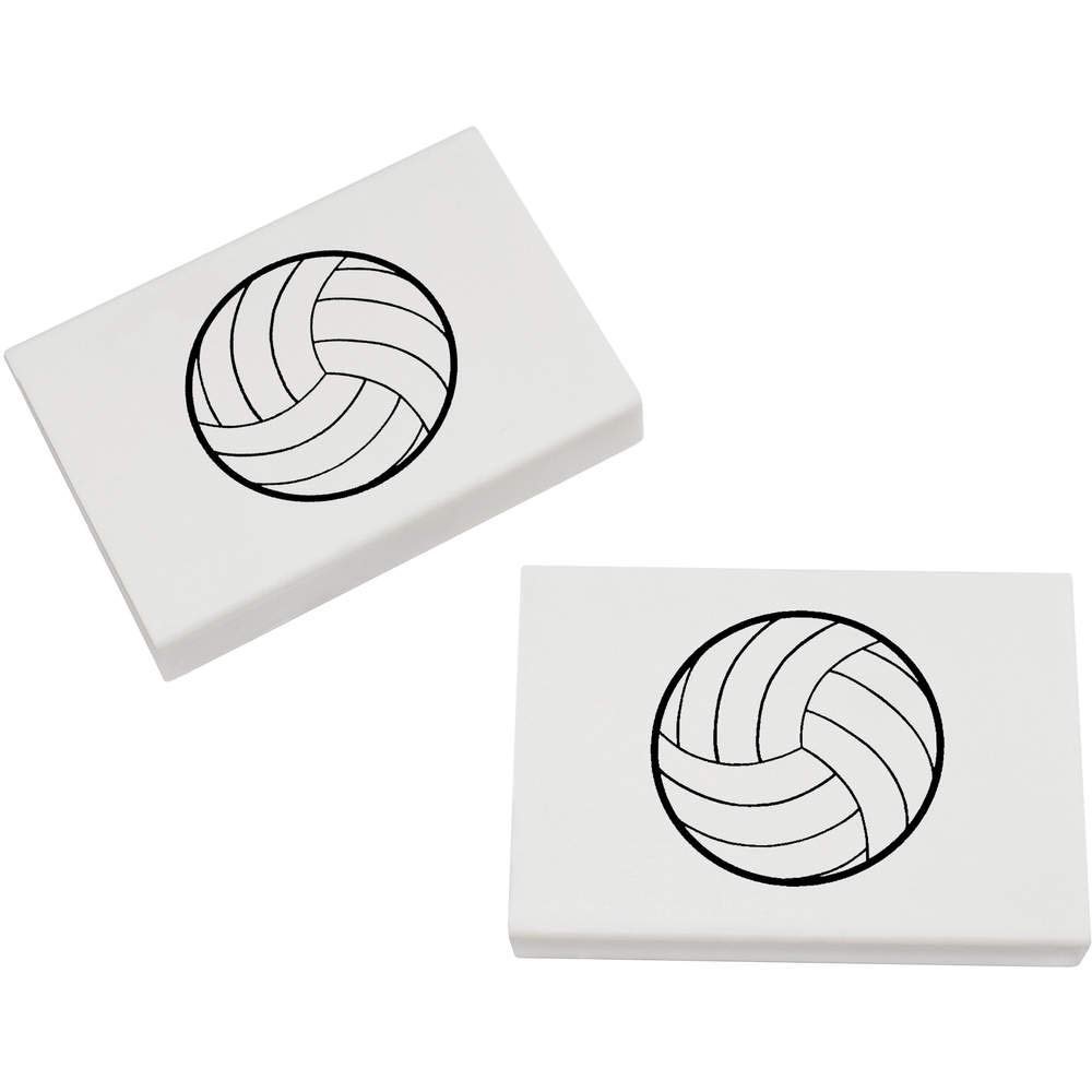 Azeeda 2 x 45mm 'Netball' Erasers/Rubbers (ER00019788)
