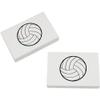 Azeeda 2 x 45mm 'Netball' Erasers/Rubbers (ER00019788) view 1