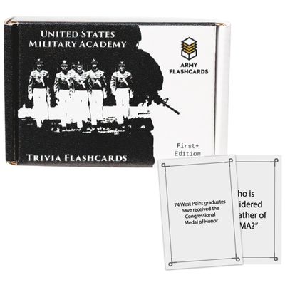 Army Flashcards - United States Military Academy Trivia: West Point's Most Interesting Facts, Myths and Legends! | Pack of 100 Trivia Cards | Perfect for Alumni, Cadets, and Visitors | Made in USA