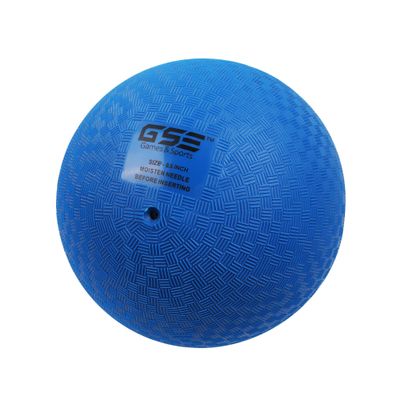 GSE Games & Sports Expert 8.5" Blue Inflatable Playground Ball, Kickball, Bouncy Dodge Ball, Handball for Kids/Adults, Perfect for Recess Ball Games, Gym, Yoga Exercises, Schools Sports Activities
