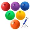 GSE Games & Sports Expert 8.5" Inflatable Playground Balls Set with Pump, Kickball, Bouncy Dodge Ball, Handball for Kid/Adult, Great for Recess Ball Games, Gym, Yoga, Schools Sports Activities view 1