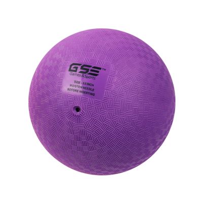 GSE Games & Sports Expert 8.5" Purple Inflatable Playground Ball, Kickball, Bouncy Dodge Ball, Handball for Kids/Adults, Perfect for Recess Ball Games, Gym, Yoga Exercises, Schools Sports Activities