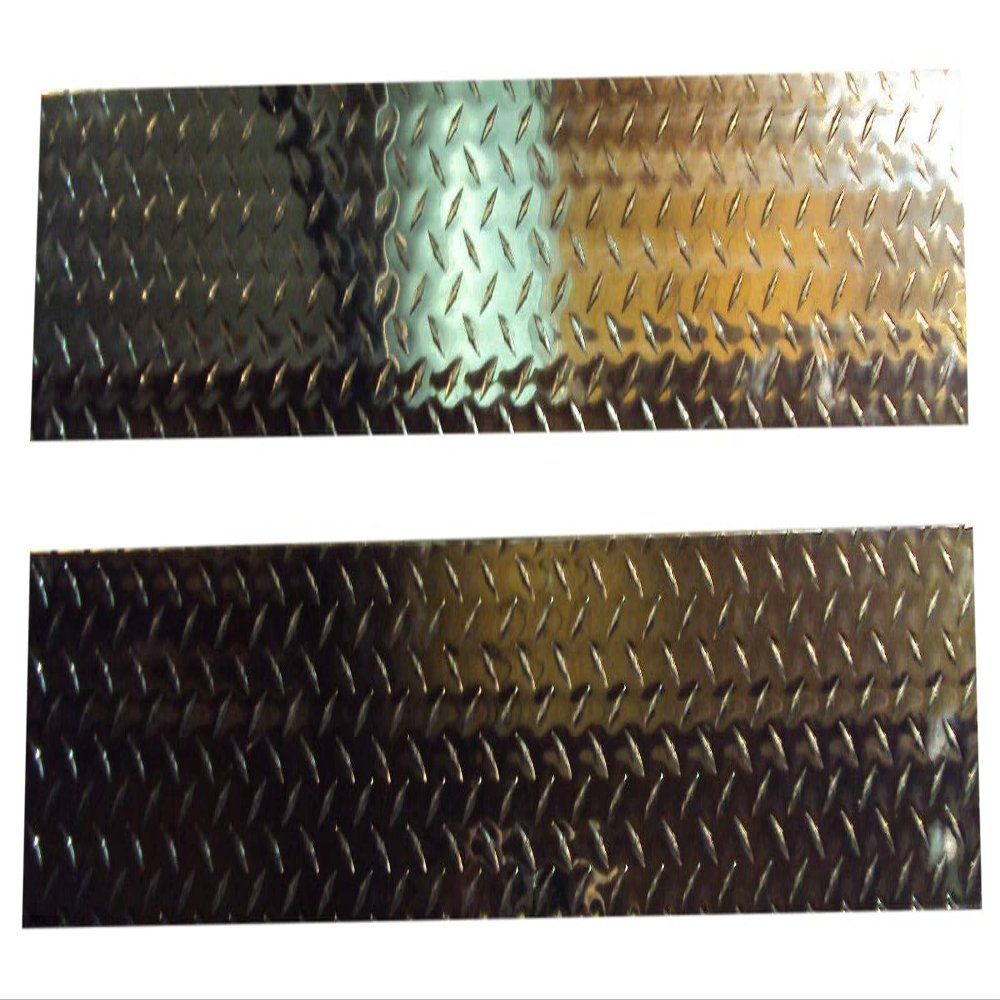 Boat Trailer Diamond Plate Fender Covers Protect Your Fender for Stepping Wow (Silver)