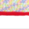Pastels & Bright Red Baby Throw view 3
