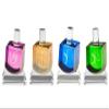 Copa Judaica Set of 4 Crystal Dreidel-Collectible-Etched Hebrew Letters view 1