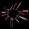 12pcs Bloody Weapons Horro bloody Weapons Banner Halloween Bloody Weapons Garland for Halloween Party Hanging Decorations view 2