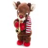 Dan Dee Animated Music Plush Rudolph & Saxophone view 1
