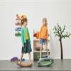 GONGE Arches - Kids Multipurpose Motor Skills, Balance, and Coordination Skills Course with Seesaw, Set of 3 Arches  Vibrant view 2