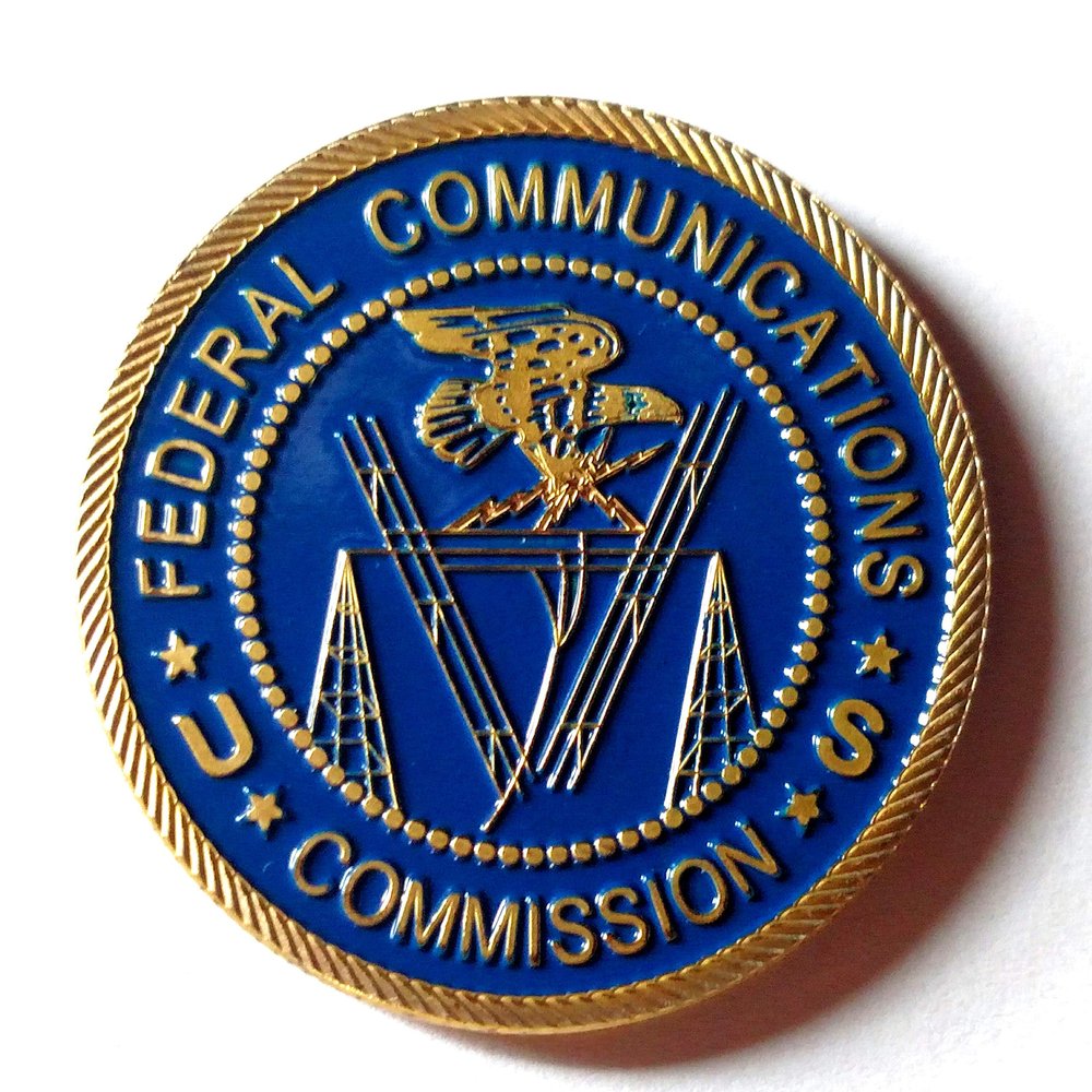 FCC Federal Communications Commission Government Colorized Challenge Art Coin