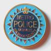 Nashville Davidson County Police Department Colorized Challenge Art Coin view 1