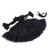 1/3 BJD SD Doll Outfits Lolita Dress Black Princess Dress for Night Lolita view 1