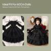1/3 BJD SD Doll Outfits Lolita Dress Black Princess Dress for Night Lolita view 3