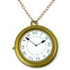 Skeleteen Gold Clock Necklace - White Rabbit, 8" Hip Hop Rapper Clock - 1 Piece view 2