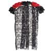 Boland La Rosa Day of The Dead 97064 Headband Black/Red. view 1
