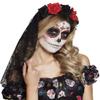 Boland La Rosa Day of The Dead 97064 Headband Black/Red. view 2