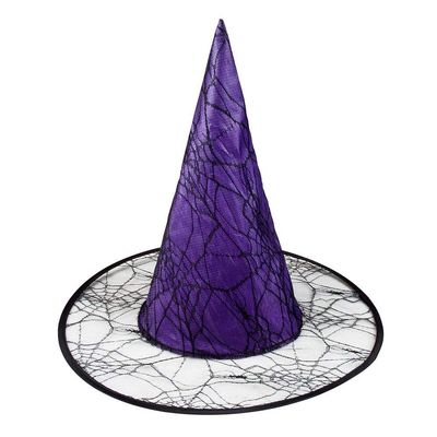 Boland 00817 Children's Hat Witch Wicca Purple / Black 40 x 40 cm