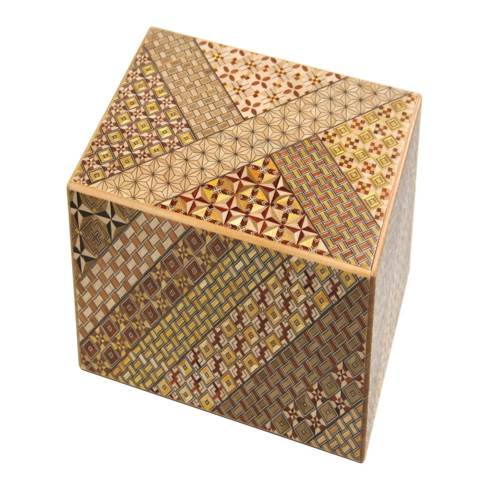 Japanese Puzzle Box 72steps with Secret Compartment Koyosegi