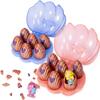Hatchimals CollEGGtibles, Mermal Magic 6 Pack Shell Carrying Case with Season 5 CollEGGtibles, for Kids Aged 5 and Up (Color May Vary) view 2