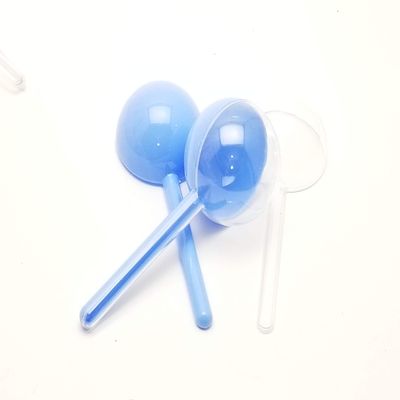 12 fillable Baby rattles Shower Favors Candy Bath Bombs Holders 2.5" Dia / 60mm (Blue)