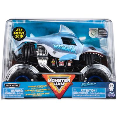 Monster Jam Official Megladon Monster Truck, Die-Cast Vehicle 1:24 Scale