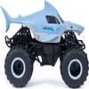 Monster Jam, Official Megalodon Remote Control Monster Truck, 1:24 Scale, 2.4 GHz, for Ages 4 and Up view 4